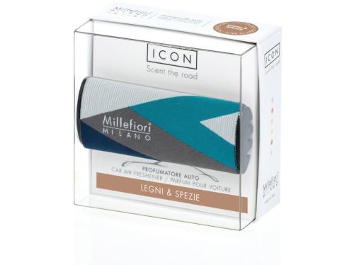 Millefiori Milano Vôňa do auta Icon Textil Geometric Legni & Spezie
