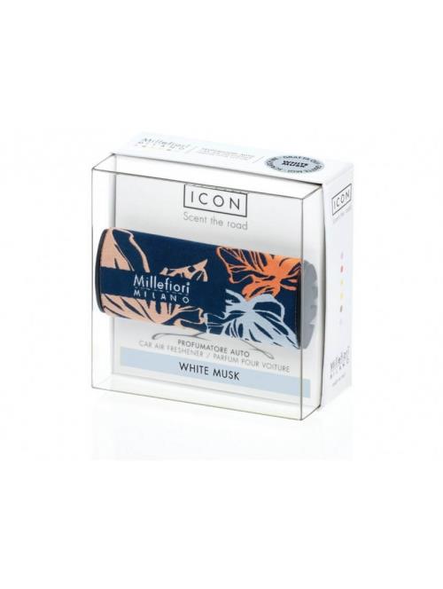 Millefiori Milano Vôňa do auta Textil Floral White Musk 47 g