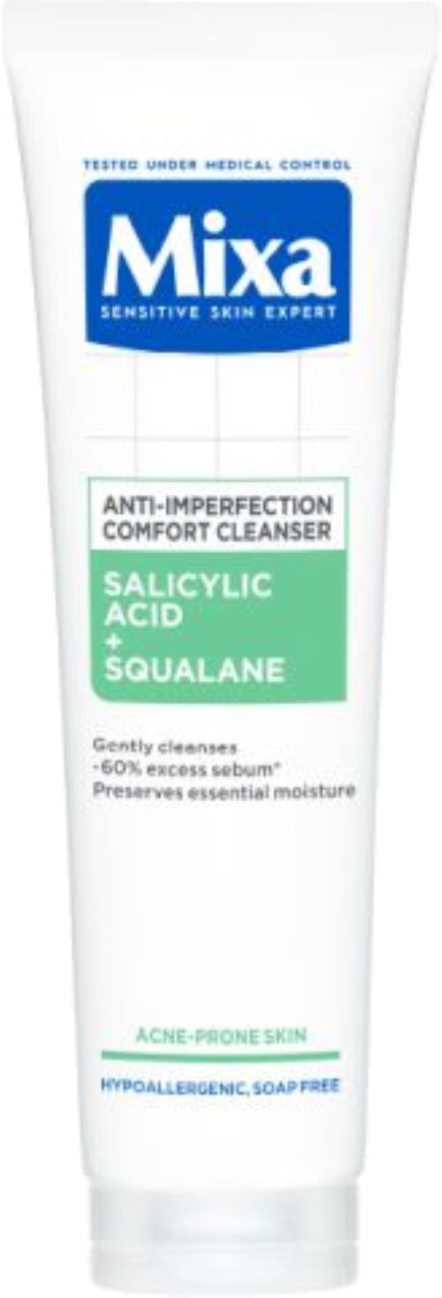 Mixa Čistiaci gél proti nedokonalostiam Anti-Imperfection (Comfort Cleanser) 150 ml