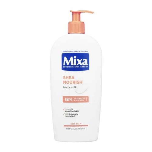 Mixa Intenzívne vyživujúce telové mlieko pre suchú pokožku Shea Nourish (Body Milk) 400 ml