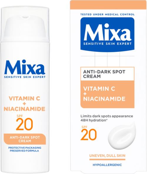 Mixa Krém proti pigmentovým škvrnám SPF 20 Anti-Dark Spot (Cream) 50 ml