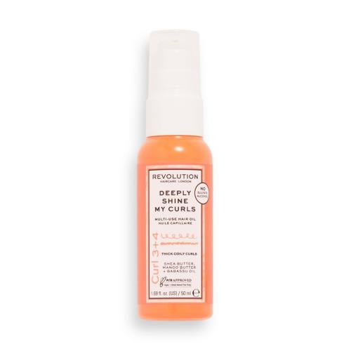 Revolution Haircare Multifunkčný olej pre kučeravé a vlnité vlasy Shine My Curl s (Multi-use Oil) 50 ml