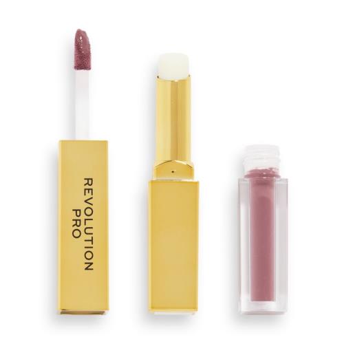 Revolution PRO Obojstranný rúž s balzamom Seclusion Supreme Stay 24h (Lip Duo) 2,5 ml