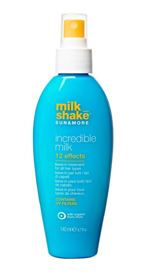 Milk Shake Bezoplachová ochranná starostlivosť pre všetky typy vlasov Sun & More (Incredible Milk) 140 ml