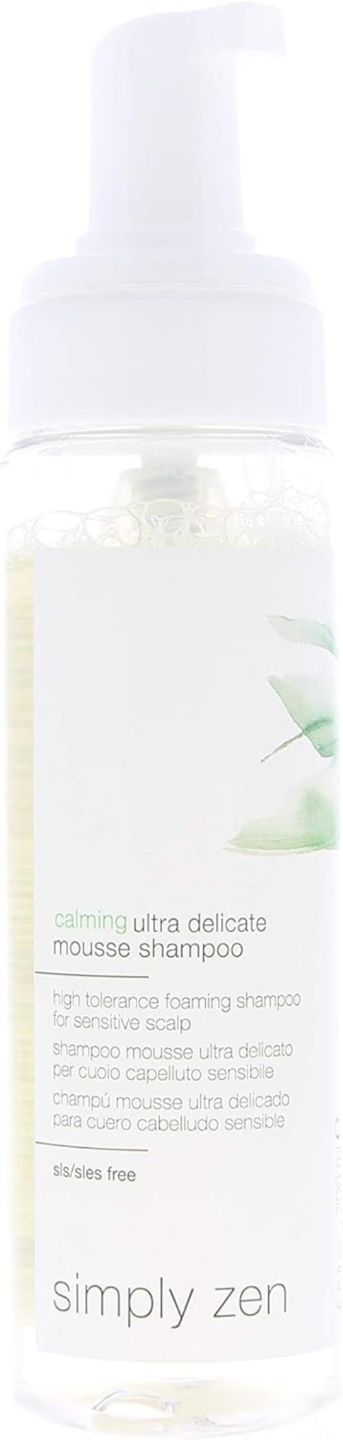 Simply Zen Penový šampón pre citlivú pokožku hlavy Calming (Ultra Delicate Mousse Shampoo) 200 ml