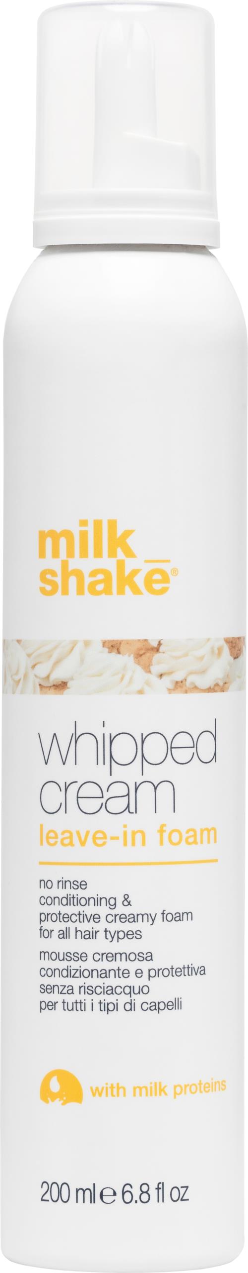 Milk Shake Hydratačná bezoplachová pena na vlasy Whipped Cream (Leave-in Foam) 200 ml