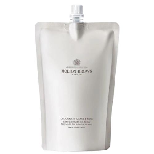 Molton Brown Náhradná náplň pre sprchový gél Delicious Rhubarb & Rose (Bath & Shower Gel Refill) 400 ml