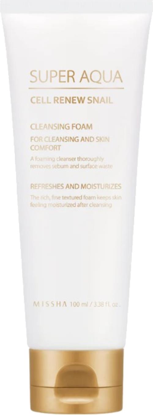 Missha Čistiaca pleťová pena so šnečím extraktom Super Aqua Cell Renew Snail (Cleansing Foam) 100 ml