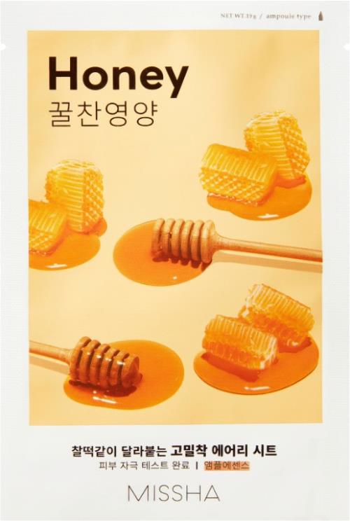 Missha Vyživujúca pleťová maska Honey Airy Fit (Sheet Mask) 19 g