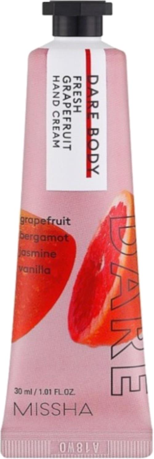 Missha Hydratačný krém na ruky Dare Body Fresh Grapefruit (Hand Cream) 30 ml
