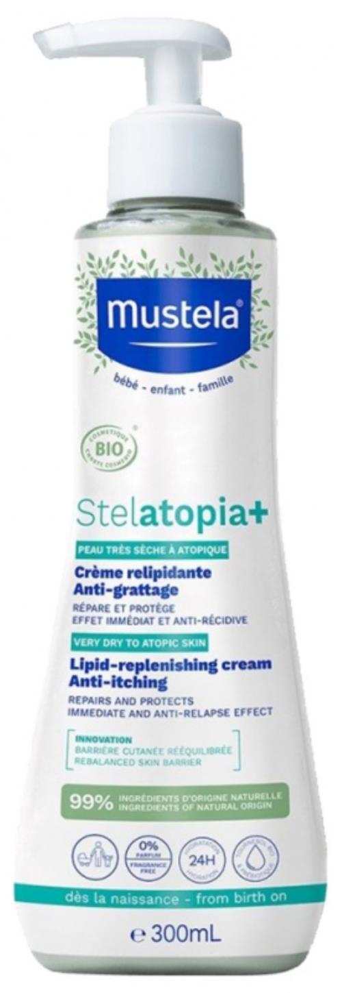 Mustela Upokojujúci a obnovujúci krém Stelatopia+ (Lipid-replenishing Cream) 300 ml
