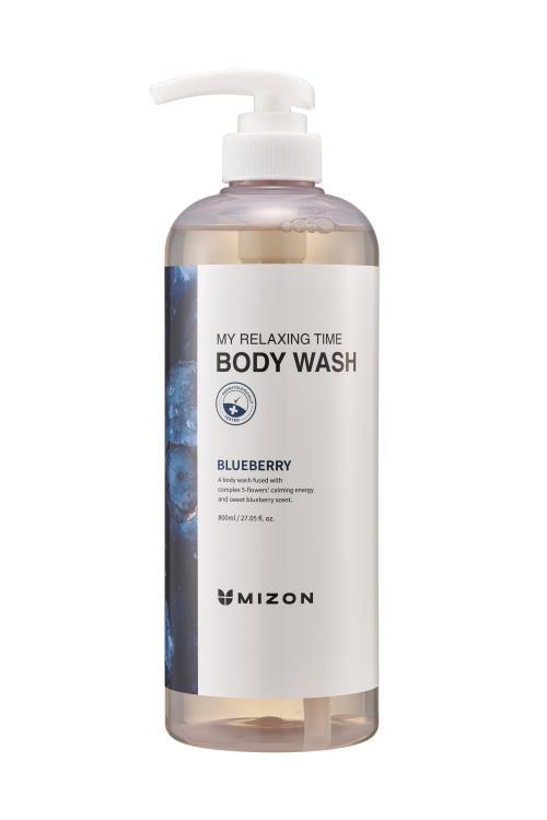 Mizon Sprchový gél My Relaxing Time Lahodná čučoriedka (Body Wash) 800 ml