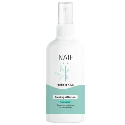 NAÏF Detský sprej po opaľovaní bez parfumácie Baby & Kids (Cooling Aftersun 0% Parfume) 175 ml