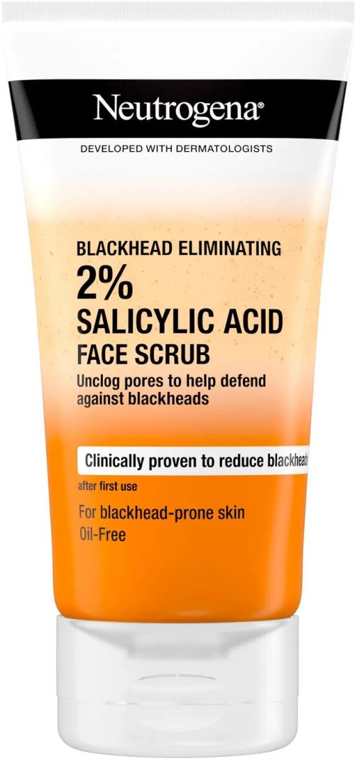 Neutrogena Pleťový peeling proti čiernym bodkám Salicylic Acid (Face Scrub) 150 ml