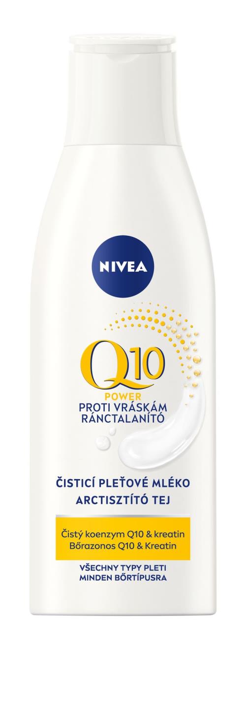 Nivea Čistiace pleťové mlieko proti vráskam Q10 Plus 200 ml