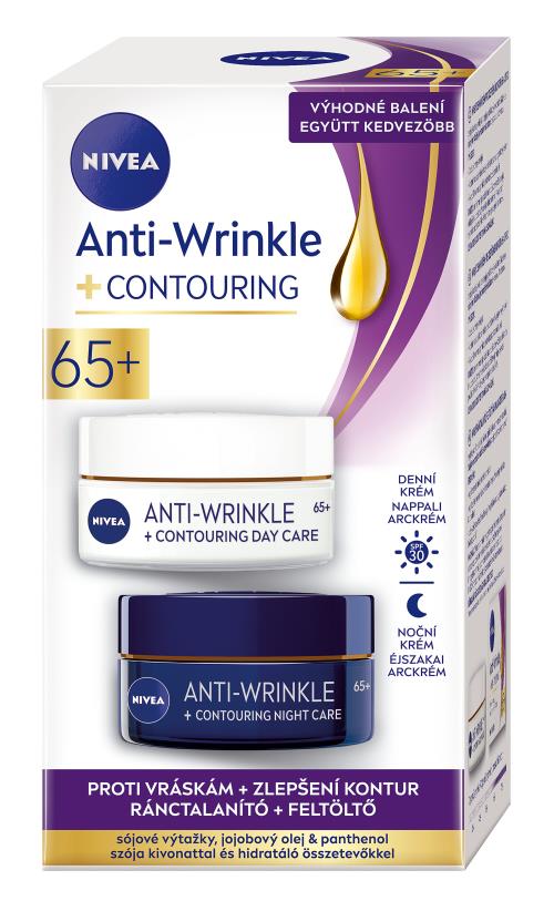Nivea Darčeková sada pre zlepšenie kontúr zrelej pleti 65+ Anti-Wrinkle