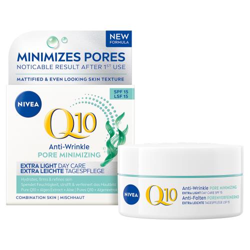 Nivea Denný krém SPF 15 Q10 Anti-Wrinkle Pore Minimizing (Day Care) 50 ml