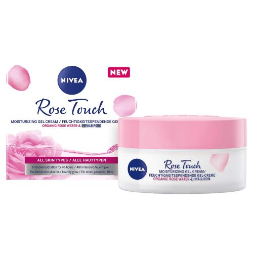 Nivea Hydratačný denný gél-krém Rose Touch (Moisturizing Gel-Cream) 50 ml