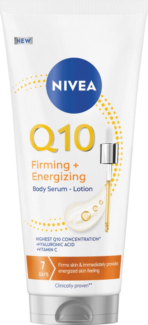 Nivea Spevňujúce energizujúce telové sérum Q10 (Firming and Energizing Body Serum-Lotion) 200 ml