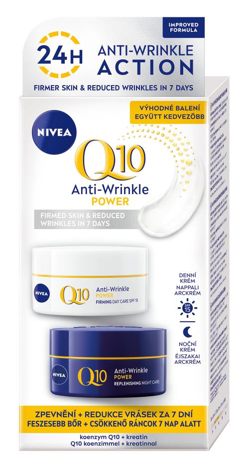 Nivea Sada denná a nočná starostlivosť proti vráskam Q10 Power