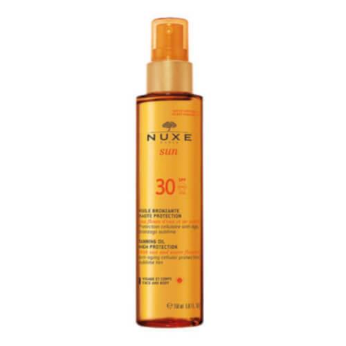 Nuxe Bronzujúci olej na opaľovanie na tvár a telo SPF 30 Sun (Tanning Oil For Face And Body) 150 ml