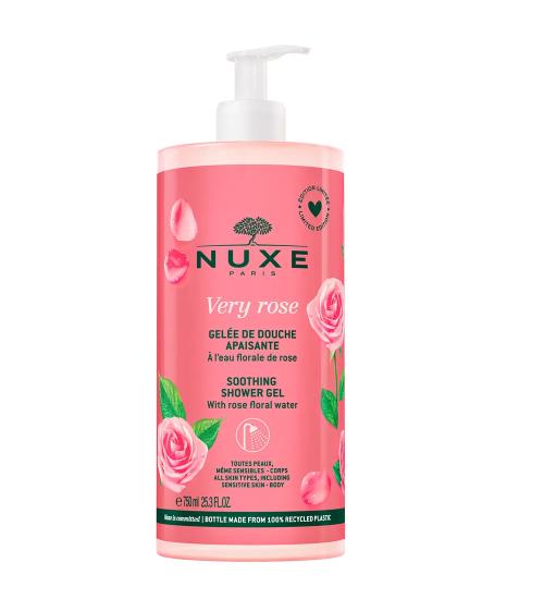 Nuxe Upokojujúci sprchový gél Very Rose (Soothing Shower Gel) 750 ml