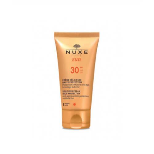 Nuxe Opaľovací krém na tvár SPF 30 Sun (Delicious Cream High Protection) 50 ml