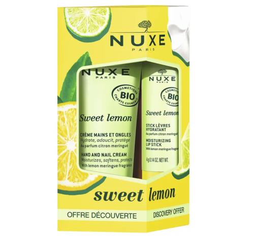 Nuxe Darčeková sada Sweet Lemon Hand and Lip Set