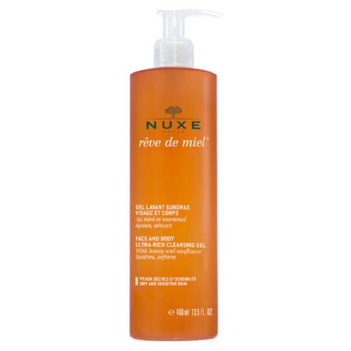 Nuxe Zvláčňujúci sprchový gél na telo i tvár Reve de Miel (Face and Body Ultra-Rich Cleansing Gel) 400 ml
