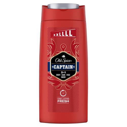 Old Spice Sprchový gél 3 v 1 Captain (Body, Hair, Face Wash) 675 ml
