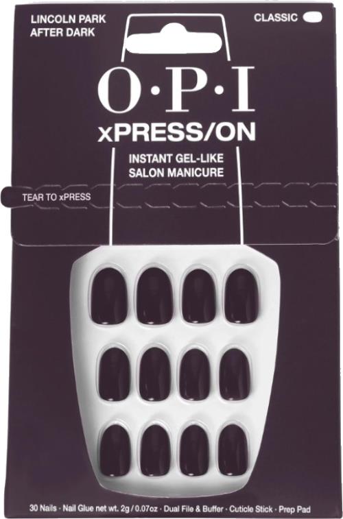 OPI Gélové nechty xPRESS/ON (Press On Nails - Lincoln Park After Dark)