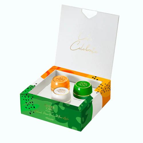 Oriflame Sada zázračných kelímkov - prírodné, marakuja a zelené jablko 3 x 10,5 ml