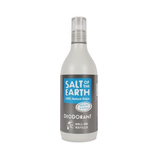 Salt Of The Earth Náhradná náplň do prírodného guličkového dezodorantu Vetiver & Citrus (Deo Roll-on Refills) 525 ml