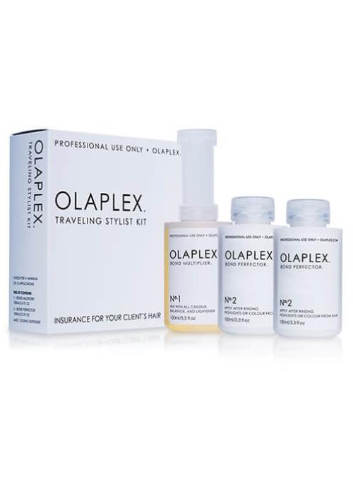 Olaplex Súprava pre farbené alebo chemicky ošetrené vlasy (Traveling Stylist Kit) 3 x 100 ml
