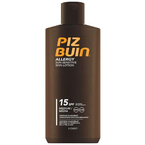 Piz Buin Mlieko na opaľovanie pre citlivú pokožku Allergy SPF 15 (Sun Sensitive Skin Lotion) 200 ml