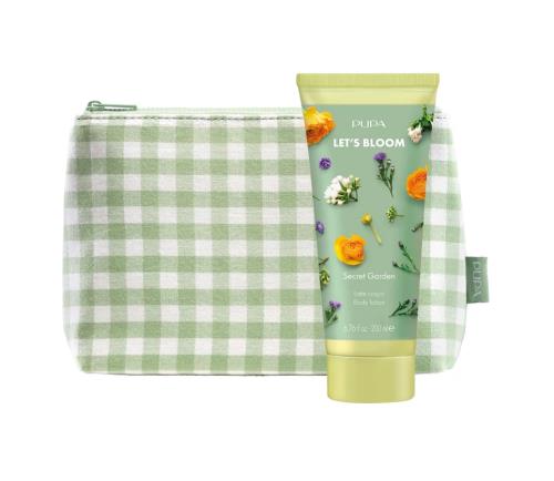 PUPA Milano Telové mlieko s taštičkou Secret Garden Let`s Bloom (Body Lotion) 200 ml