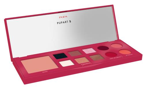 PUPA Milano Paletka na tvár Pupart Small Burgundy (Palette) 11,4 g