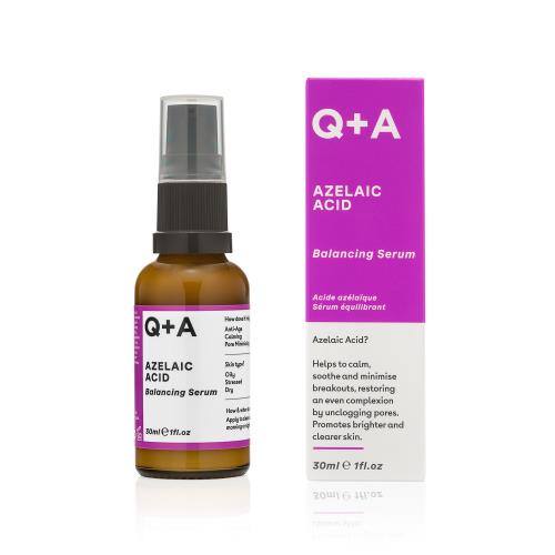 Q+A Sérum na tvár s kyselinou azelaovou (Balancing Serum) 30 ml