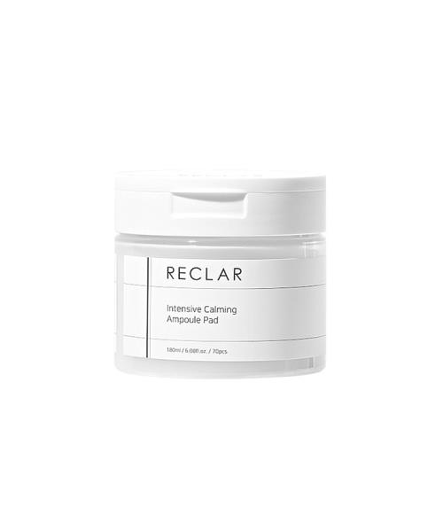 RECLAR Vlhčené pleťové tampóny Intensive Calming (Ampoule Pad) 70 ks