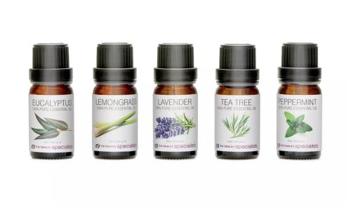 Rio-Beauty Darčeková sada éterický olejov (100% Pure Essential Oil Collection) 5 x 10 ml