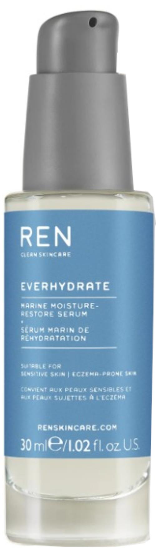 REN Cosmetics Hydratačné sérum pre suchú pleť Everhydrate (Marine Moisture-Restore Serum) 30 ml