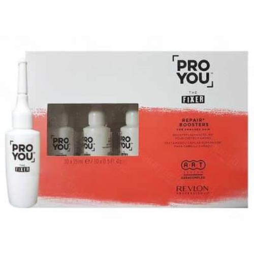 Revlon Professional Rekonštrukčná kúra pre poškodené vlasy Pro You The Fixer (Repair Boosters) 10 x 15 ml