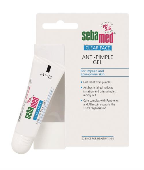 Sebamed Gél na lokálne ošetrenie akné Clear Face (Anti Pimple Gel) 10 ml