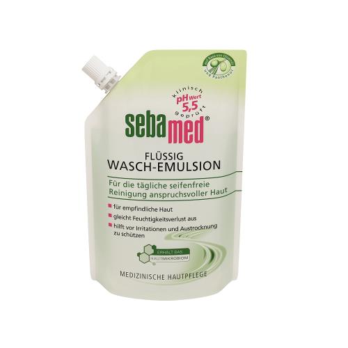 Sebamed Náhradná náplň pre umývaciu emulziu s olivovým olejom (Olive Face & Body Wash Refill) 400 ml