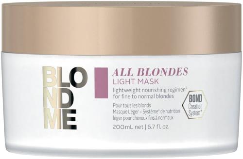 Schwarzkopf Professional Ľahká vyživujúca maska pre jemné a normálne blond vlasy All Blondes (Light Mask) 200 ml