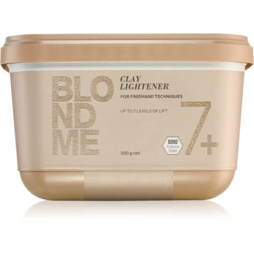 Schwarzkopf Professional Zosvetľujúci púder s obsahom ílu BLONDME Bond Enforcing (Premium Clay Lightener) 350 g