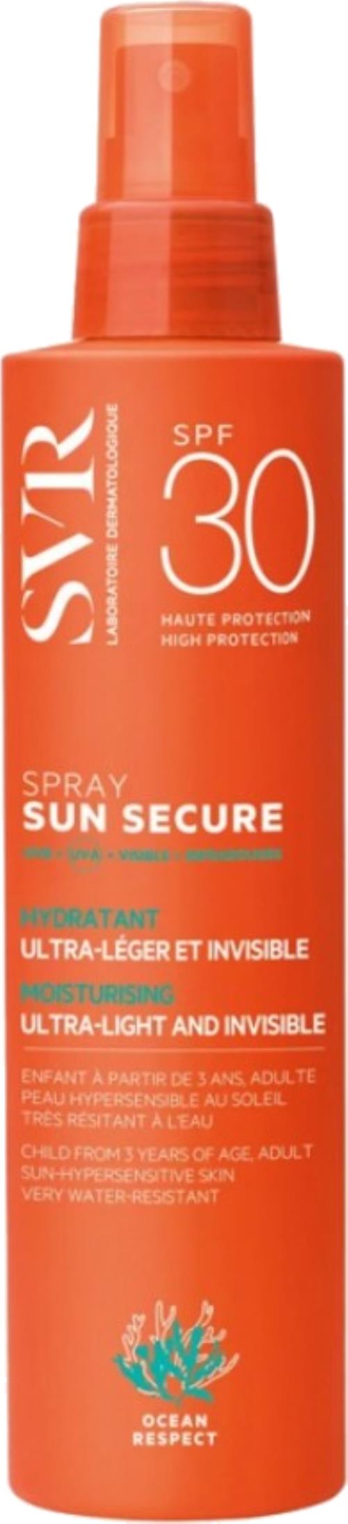 SVR Hydratačný opaľovací sprej SPF 30 Sun Secure (Sun Spray) 200 ml