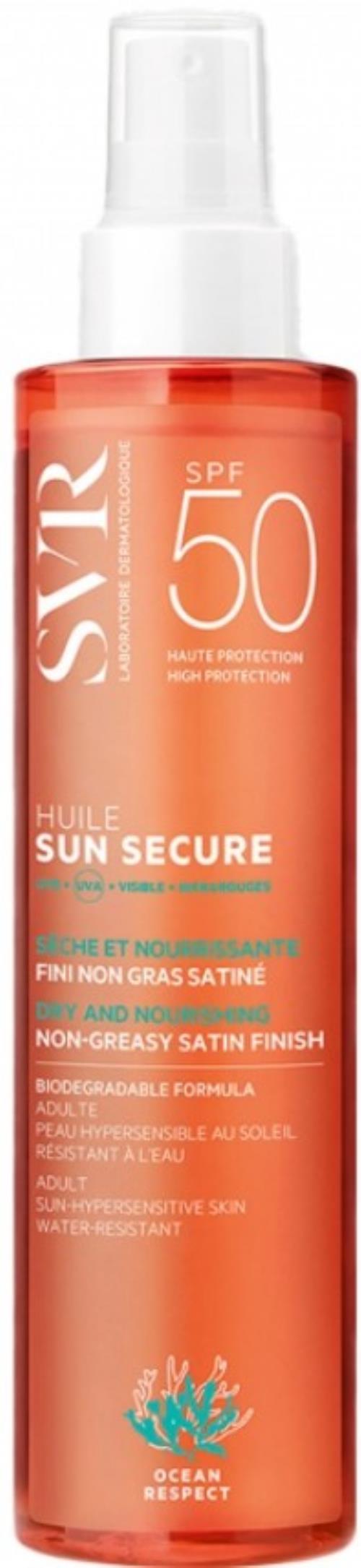 SVR Vyživujúci suchý olej SPF 50 Sun Secure (Dry Oil) 200 ml