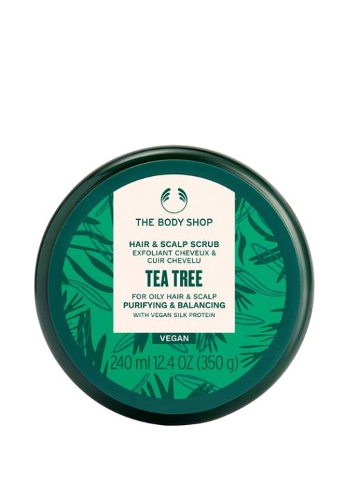 The Body Shop Čistiaci a vyrovnávajúci peeling pre mastné vlasy a pokožku hlavy Tea Tree Purifying & Balancing (Hair & Scalp Scrub) 240 ml