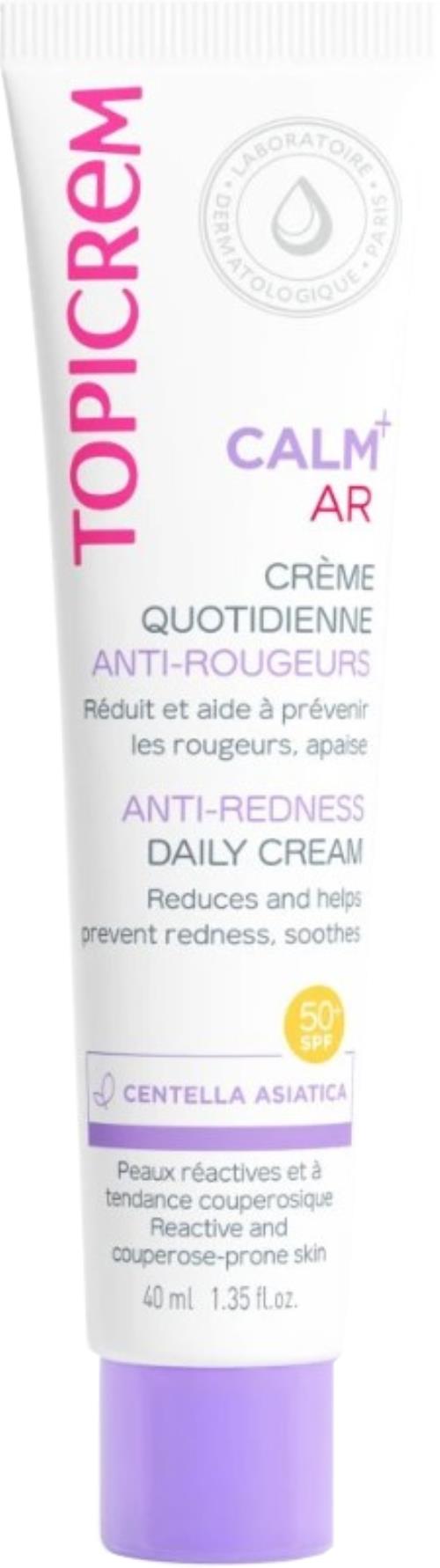 Topicrem Denný krém proti začervenaniu SPF 50+ CALM+ (Anti-Redness Day Cream) 40 ml